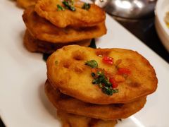 椒盐藕盒-枣子树·素食餐厅(朱家尖店)