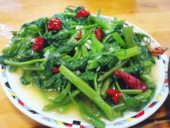 炒空心菜-人和水上飘(第一家店)