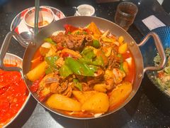大盘鸡汁拌面-塔哈尔·新疆盛宴(复地活力城店)