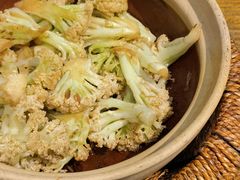 啫啫虾酱花菜-熠盛粤味·顺德桑拿鸡(永康路店)