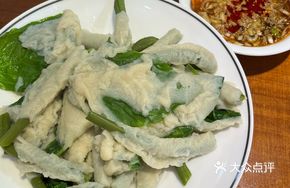 Spinach with Potato Slices