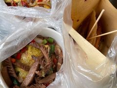 牛肉腰花二合一豆皮-周记热干面豆皮大王(桃花东街店)