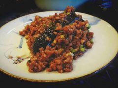 肉末烧海参-浩运·海鲜青岛菜·海胆水饺(石老人店)