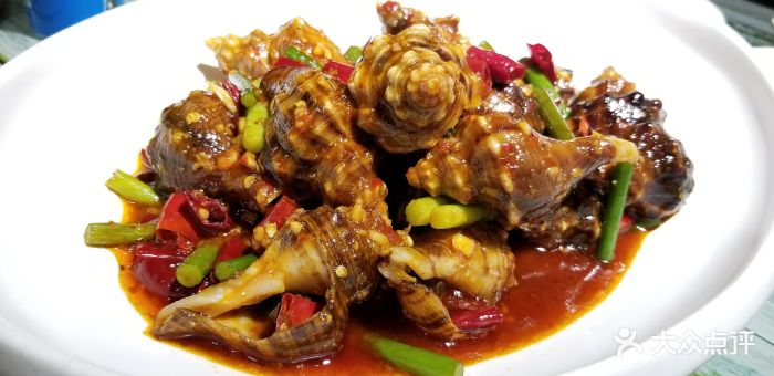 牛b大串海鲜烧烤大排档-辣炒海螺-菜图片-大连美食-大众点评网