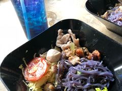 -蝶豆花蓝面条