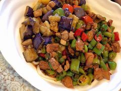 茄子肉丁小公鸡双拼拌面-文三里屯面馆(三里屯店)