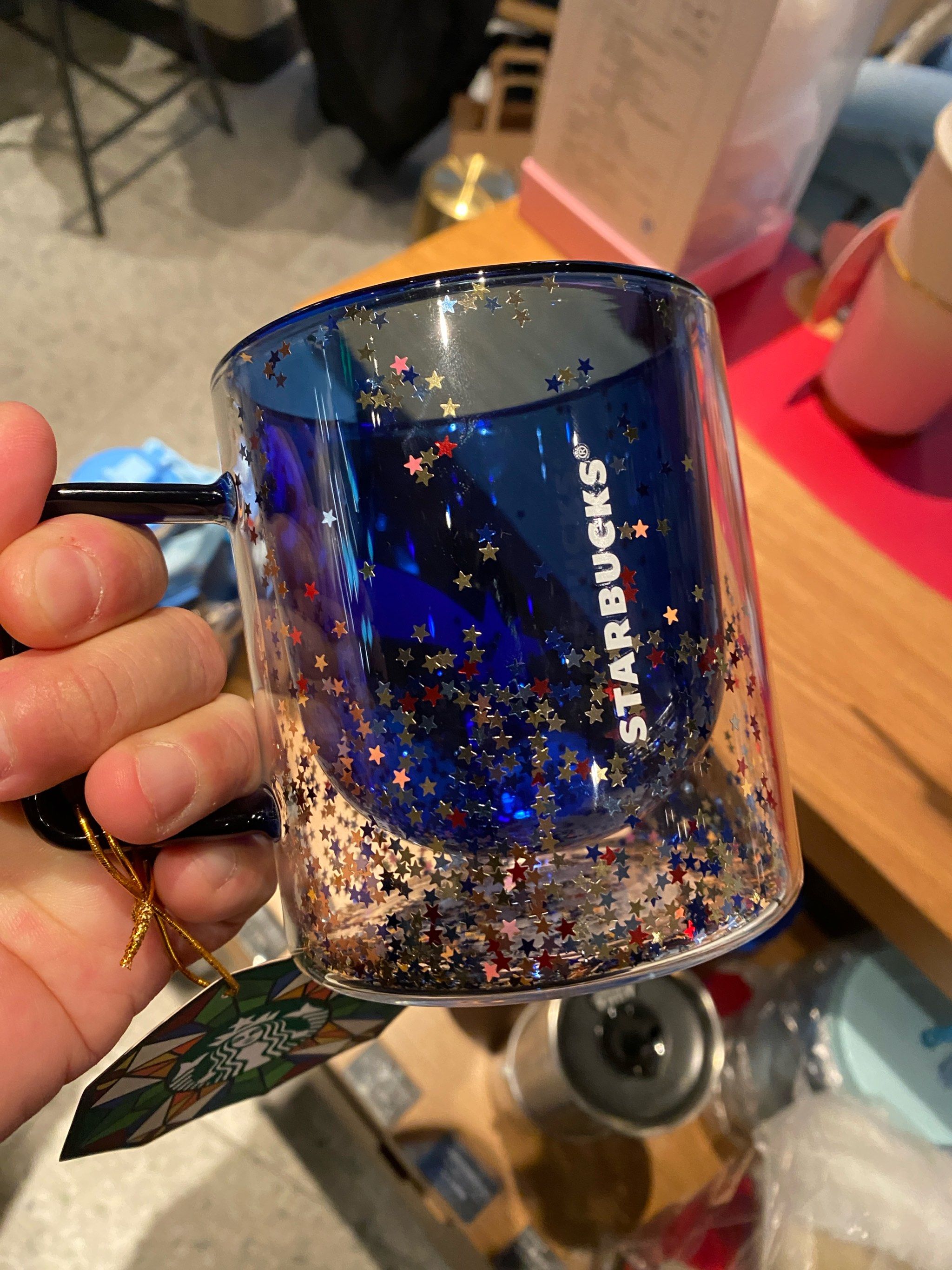 星巴克的星光杯真好看