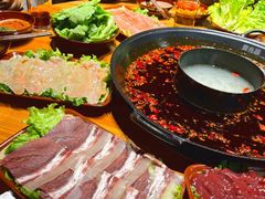 子母锅-壹兆圆重庆火锅手工炒底料(长白格林玫瑰湾店)