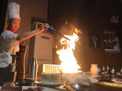 烹饪过程-上林铁板烧(延安西路店)