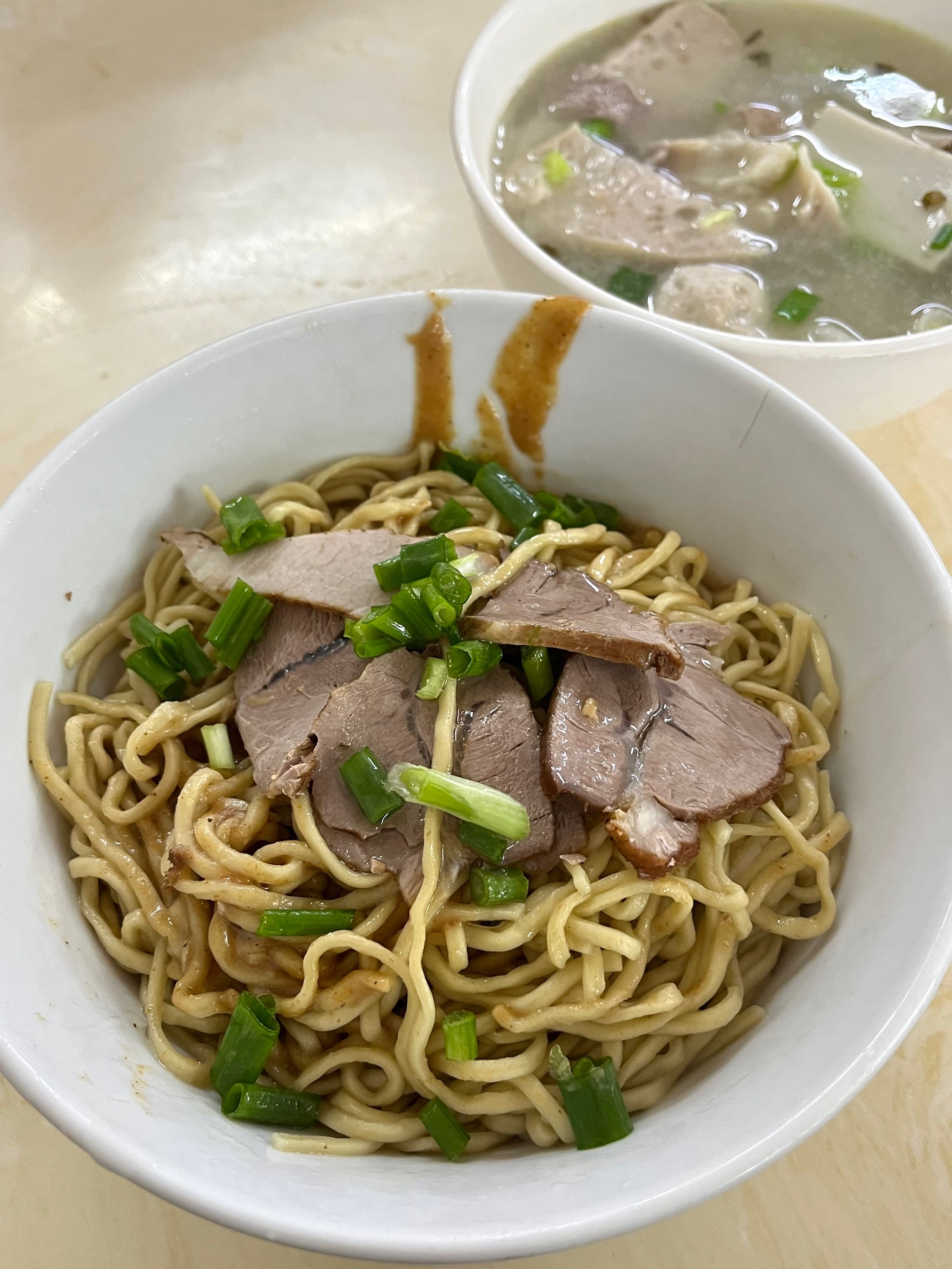 没吃过�爱西干面的!汕头等于白来�