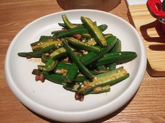 小炒秋葵-小大董·烤鸭(凤凰汇店)