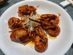 干煎美极罗氏虾-猪肉婆私房菜(华侨城店)