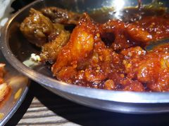 原味炸鸡和酱油鸡双拼-MI WU FACTORY米屋美食工厂餐厅(绿地店)