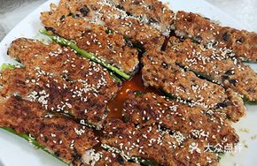 Stuffed尖椒 with Meat