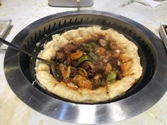 豆角排骨锅-灶座小锅烀饼·铁锅炖(道里店)