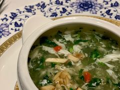 蛋白荠菜松茸羹-Yan Ting 宴庭中餐厅(上海静安瑞吉酒店)