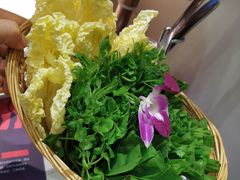 蔬菜拼盘-牛村来人潮汕牛肉火锅(西单店)