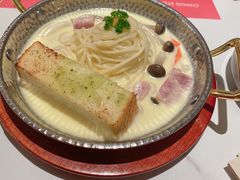 培根奶油意面-赤火牛排(金狮广场店)
