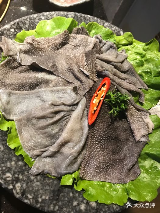 渝利火锅(96广场店)空运绿色毛肚图片 - 第11张