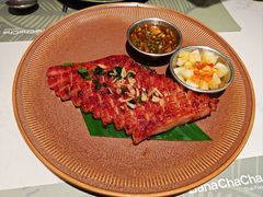 炭烧猪颈肉-芭札·Thai泰国餐厅(同和金铂天地店)