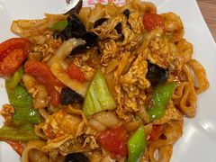 番茄鸡蛋炒面-老柴削面(向阳里店)