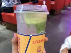 超厚芋泥京都抹茶-LELECHA乐乐茶(上海五角场万达广场店)