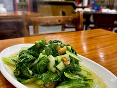 油渣青菜-水根饭店