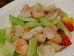西芹百合炒虾球-日日鲜茶餐厅(小公园店)