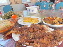 烤虹鳟鱼-何适山庄 ·可团建(水长城P2停车场店)