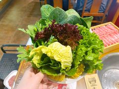 蔬菜拼盘-古铜老院铜锅涮肉·清真(双井店)