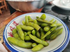 盐水毛豆-三里屯土灶炖公鸡地锅鸡(江东店)