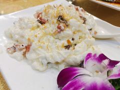 腊味牛奶炒蛋白-汇景花园酒家(基立下道店)