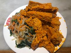 菠菜粉条拼面筋-虢国羊肉汤馆(政二街店)
