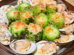 双蒜丝瓜蒸酿大美贝-粤·向群饭店(麓景路店)