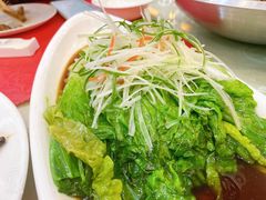白灼菜心-鹊华居·地道鲁菜·海鲜·融合味(大明湖店)