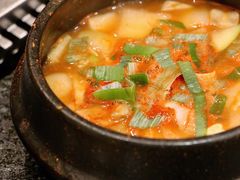 大酱汤-韩阳王石板烤肉