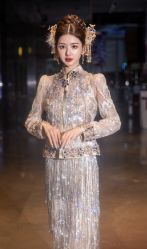 -懿沉香中式嫁衣礼服秀禾服龙凤褂马来褂旗袍总店