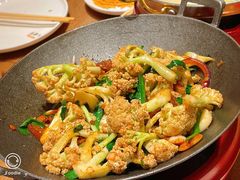 干锅有机菜花-金掌勺锅包肉(太原万达店)