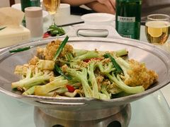 干锅有机菜花-锦顺海鲜•口味菜(李村店)