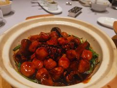 葱烧栗子烩鳝筒-屋里厢上海菜馆