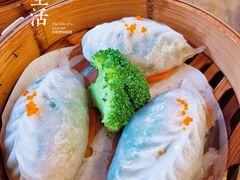 水晶皮蒸韭菜饺-卡尔顿东方银龙酒店•广西菜•早茶