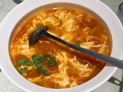 西红柿鸡蛋汤-二姐家三个拿手菜·北塘海鲜·大馅锅贴王(北辰店)
