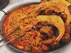 必点炸鸡翅配年糕-HOTISLAND海鸡岛·韩国料理(江南西店)