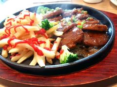 铁板牛排-朵朵开素食餐厅(后宰门街店)
