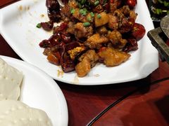 辣子鸡-晚归月亮湾私家菜(临邑路店)