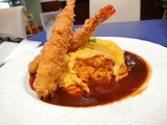 大虾天妇罗蛋包饭-不二家(数寄屋橋店)