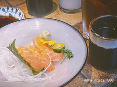 三文鱼刺身-山杏yama-katsu·吉列炸物