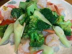 西兰花炒虾仁-蜀宴小调·精致家常菜(来福士店)