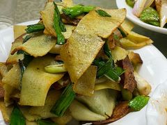 大蒜腊肉豆丝-西大酒店