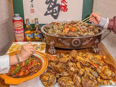 -东来菜馆•手抓海鲜家常菜•海鲜锅贴(鸽子窝店)